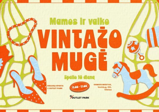 „Draugų spintos“ vintažo mugės anonsas