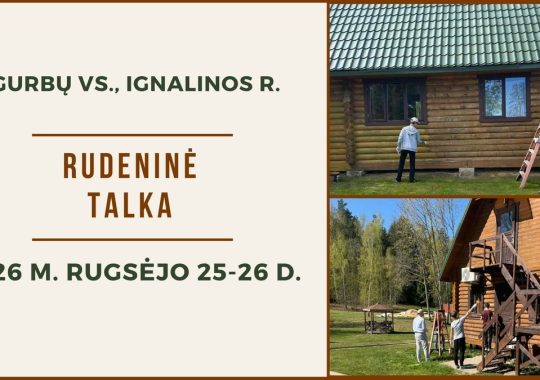 Rudeninės talkos stovyklavietėje „Gyvenimo sala“ anonsas