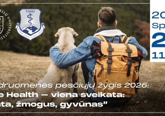 Bendruomenės žygis One Health Kleboniškio miško parke