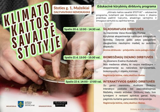 Klimato kaitos savaitė STOTYJE Mažeikiuose