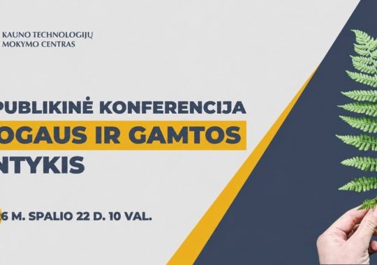 Respublikine konferencija Zmogaus ir gamtos santykis