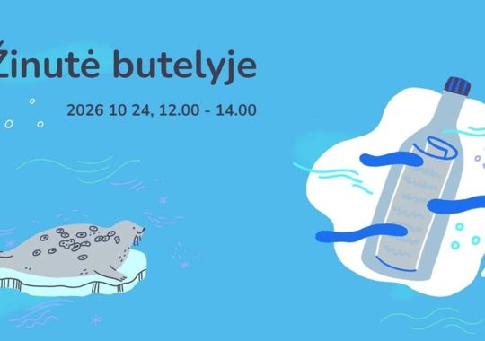 „Žinutė butelyje“ – Baltijos jūros rūšių freska Klaipėdoje